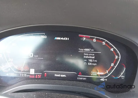 2021 BMW X3 M40I из США, поврежденный, VIN 5UXTY9C09M9H02973